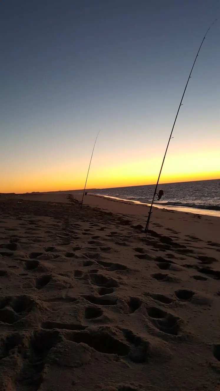 Sortie pêche nuit à Dakhla en 4x4