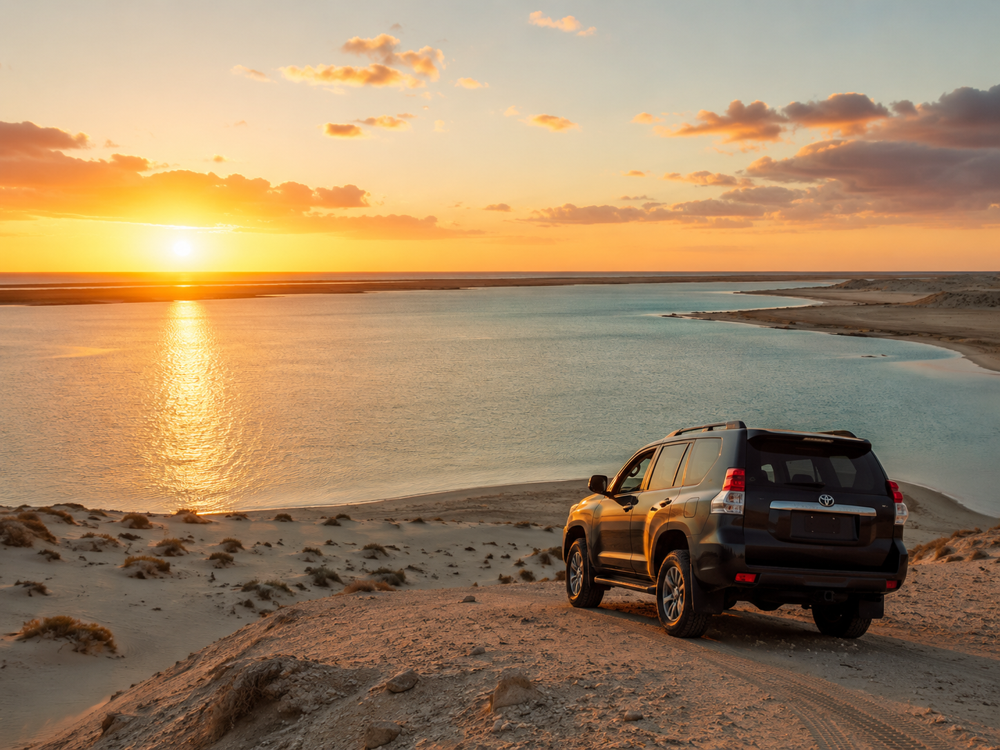 Sunset tour avec Dakhla 4x4